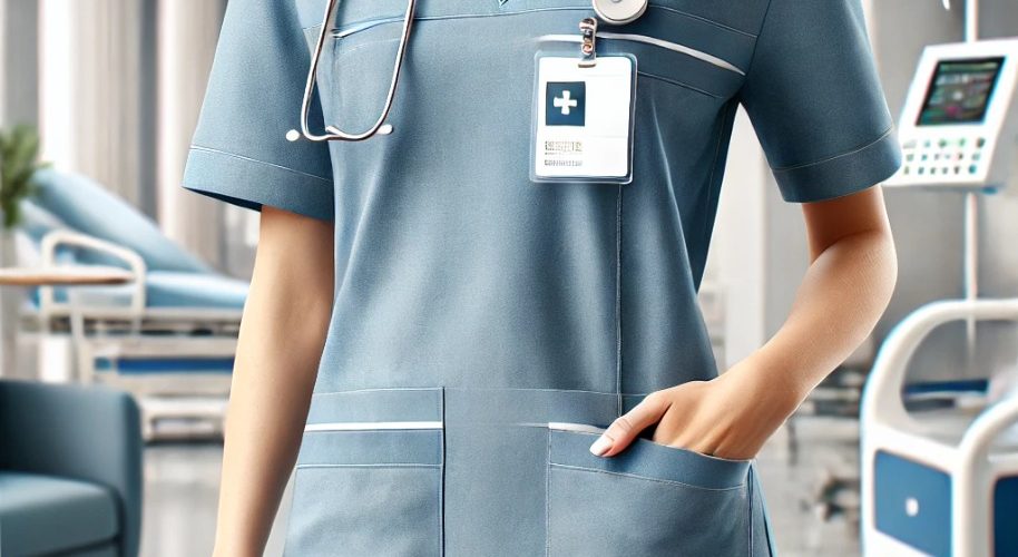 nurses scrub uniform style