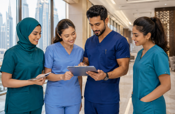 Nurses Scrub Uniform Dubai